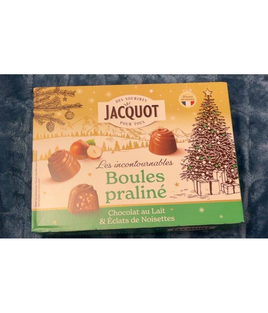 BOULES PRALINE CHOCOLAT AU LAIT ET ECLATS DE NOISETTES JACQUOT 100G BOULES PRALINE CHOCOLAT AU LAIT ET ECLATS DE NOISETTES JACQUOT 100G