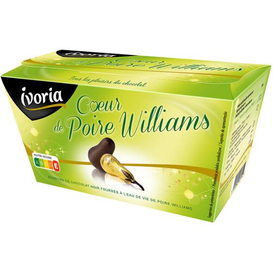 BALLOTIN COEUR DE POIRE WILLIAMS IVORIA   200G
