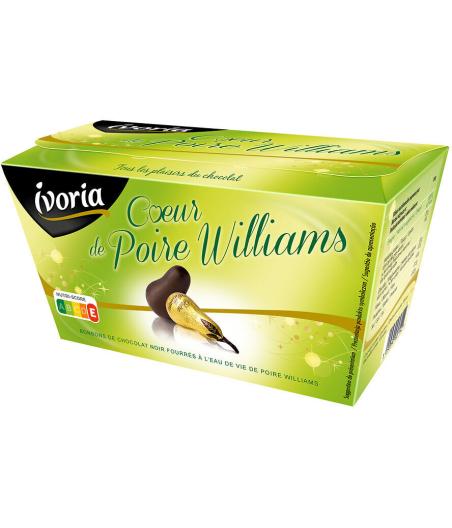 BALLOTIN COEUR DE POIRE WILLIAMS IVORIA   200G