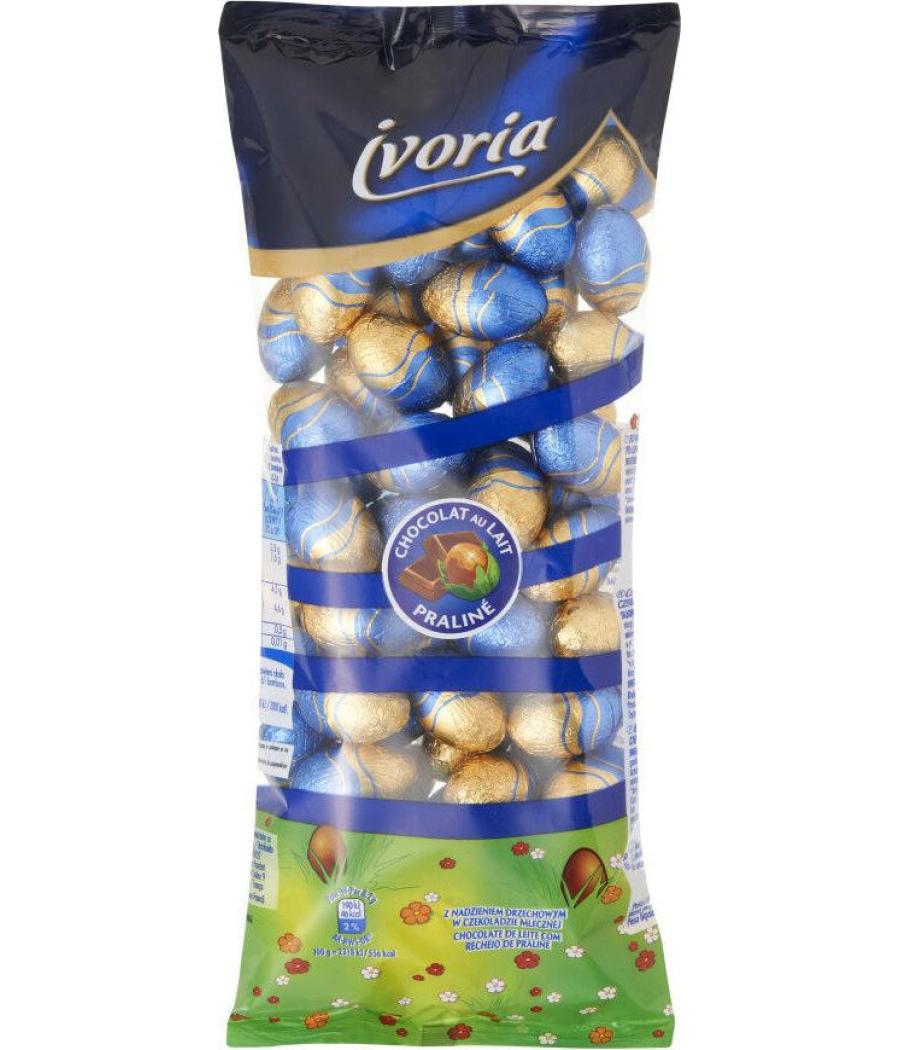OEUFS PRALINE CHOCLOLAT AU LAIT IVORIA - 500G OEUFS PRALINE CHOCLOLAT AU LAIT IVORIA - 500G
