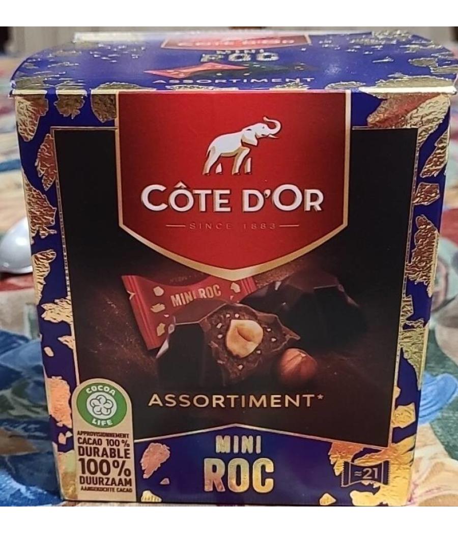 MINI ROC - ASSORTIMENT LAIT, NOIR, PRALINE CÖTE D'OR MINI ROC - ASSORTIMENT LAIT, NOIR, PRALINE CÖTE D'OR
