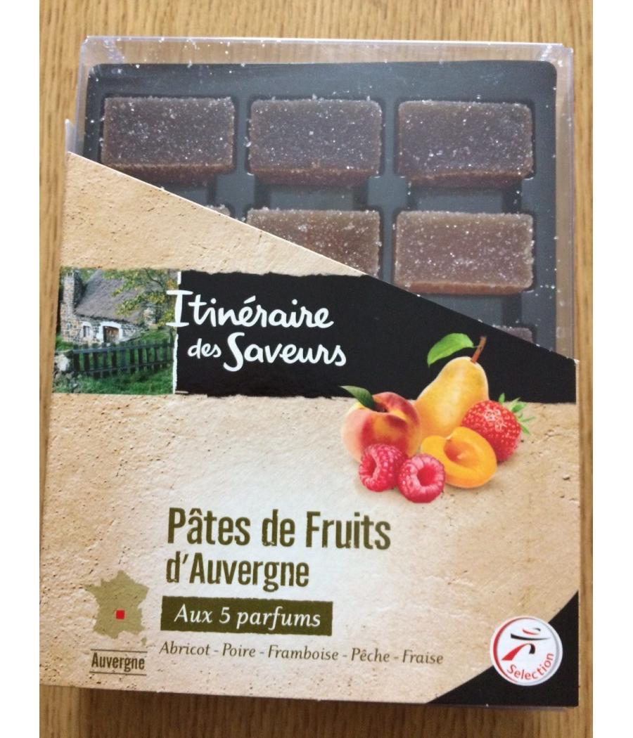 PATES DE FRUITS D\'AUVERGNE AUX 5 PARFUMS - 300G 300 G PATES DE FRUITS D\'AUVERGNE AUX 5 PARFUMS - 300G 300 G