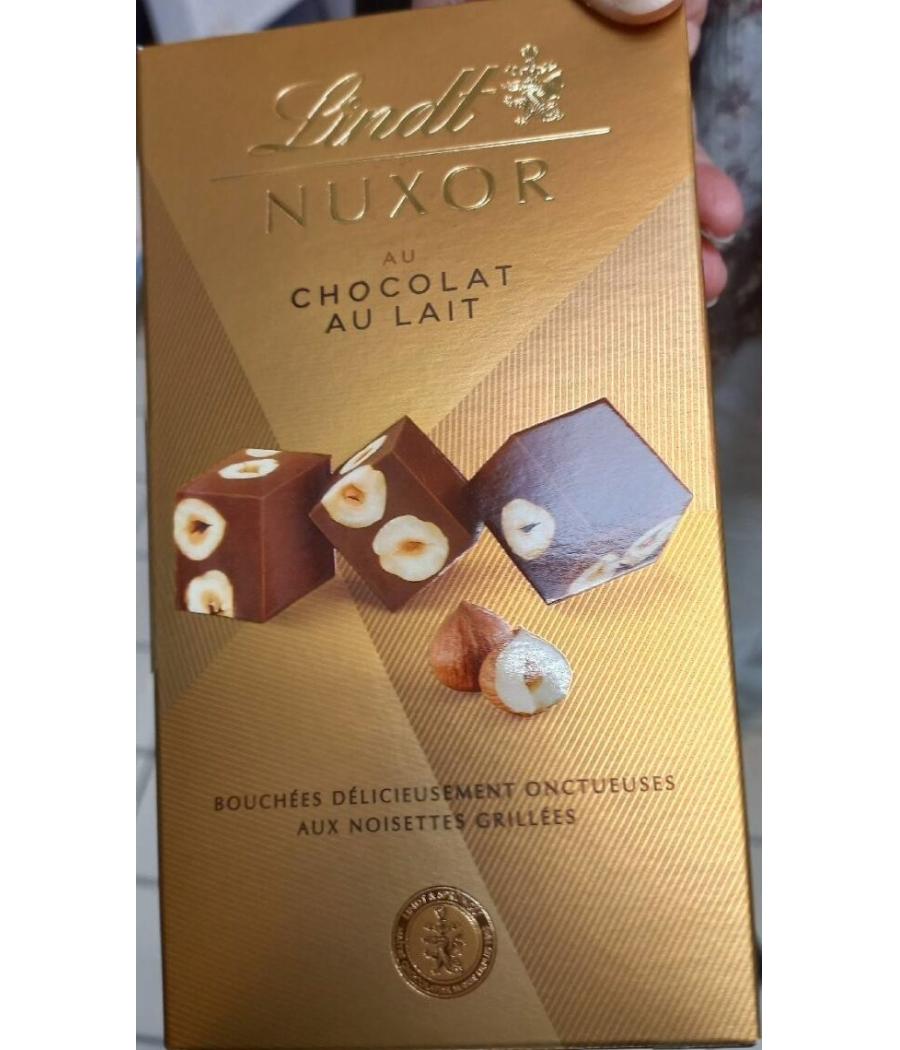 NUXOR AU CHOCOLAT AU LAIT LINDT 165G NUXOR AU CHOCOLAT AU LAIT LINDT 165G