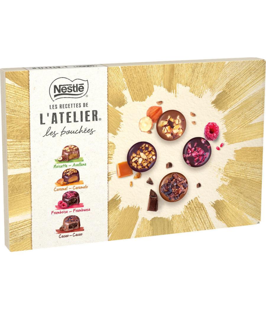 L'ATELIER LES BOUCHEES CHOCOLAT X 32 NESTLE 398G L'ATELIER LES BOUCHEES CHOCOLAT X 32 NESTLE 398G