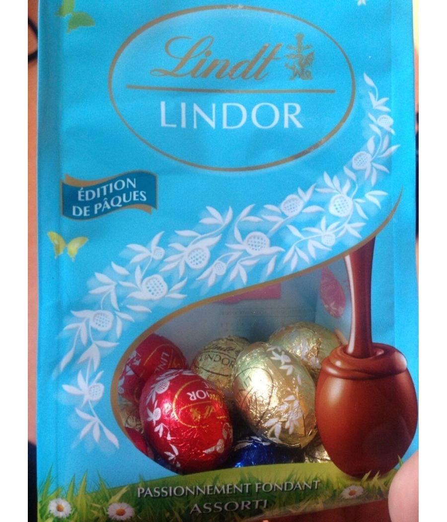 ŒUFS MOYENS LINDOR EDITION DE PAQUES LINDT 180G ŒUFS MOYENS LINDOR EDITION DE PAQUES LINDT 180G