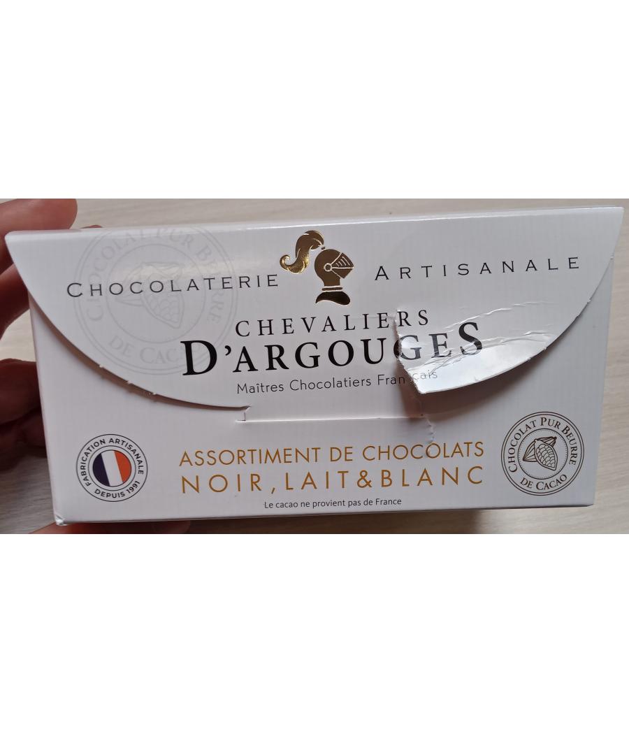 ASSORTIMENT DE  CHOCOLATS NOIR, LAIT ET BLANC 175 G ASSORTIMENT DE  CHOCOLATS NOIR, LAIT ET BLANC 175 G