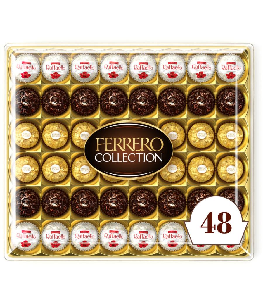 CONFISERIE FERREO COLLECTIONS BOITE ASSORTIMENT VARIETES DE CHOCOLAT 518G CONFISERIE FERREO COLLECTIONS BOITE ASSORTIMENT VARIETES DE CHOCOLAT 518G