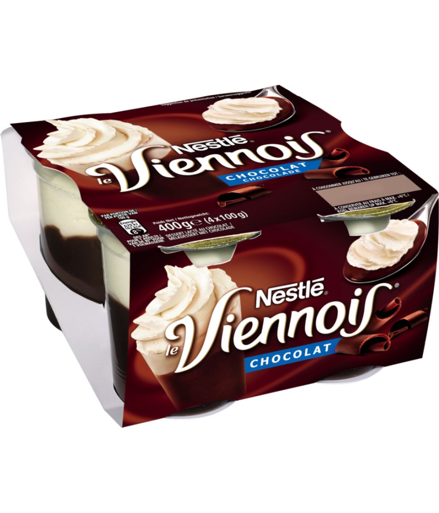 VIENNOIS CHOCOLAT NESTLE 4 X 100 G VIENNOIS CHOCOLAT NESTLE 4 X 100 G