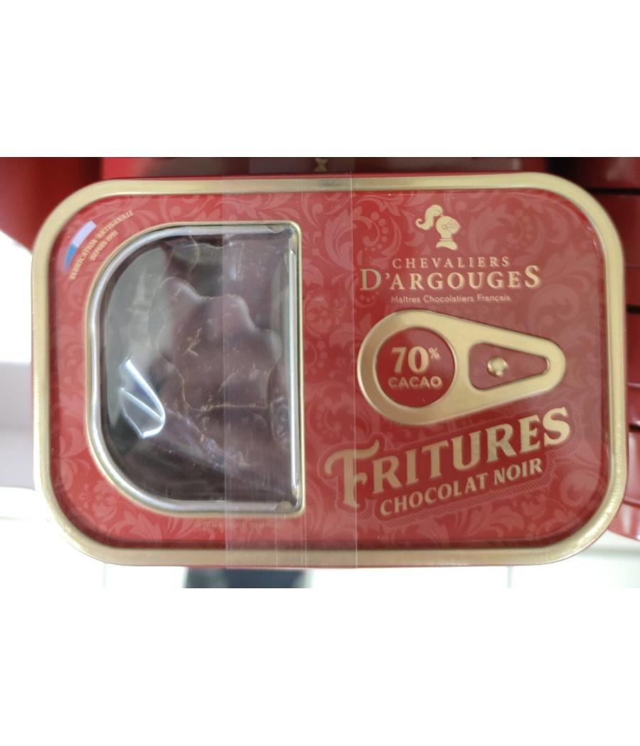 FRITURES CHOCOLAT NOIR CHEVALIERS D'ARGOUGES 90G FRITURES CHOCOLAT NOIR CHEVALIERS D'ARGOUGES 90G
