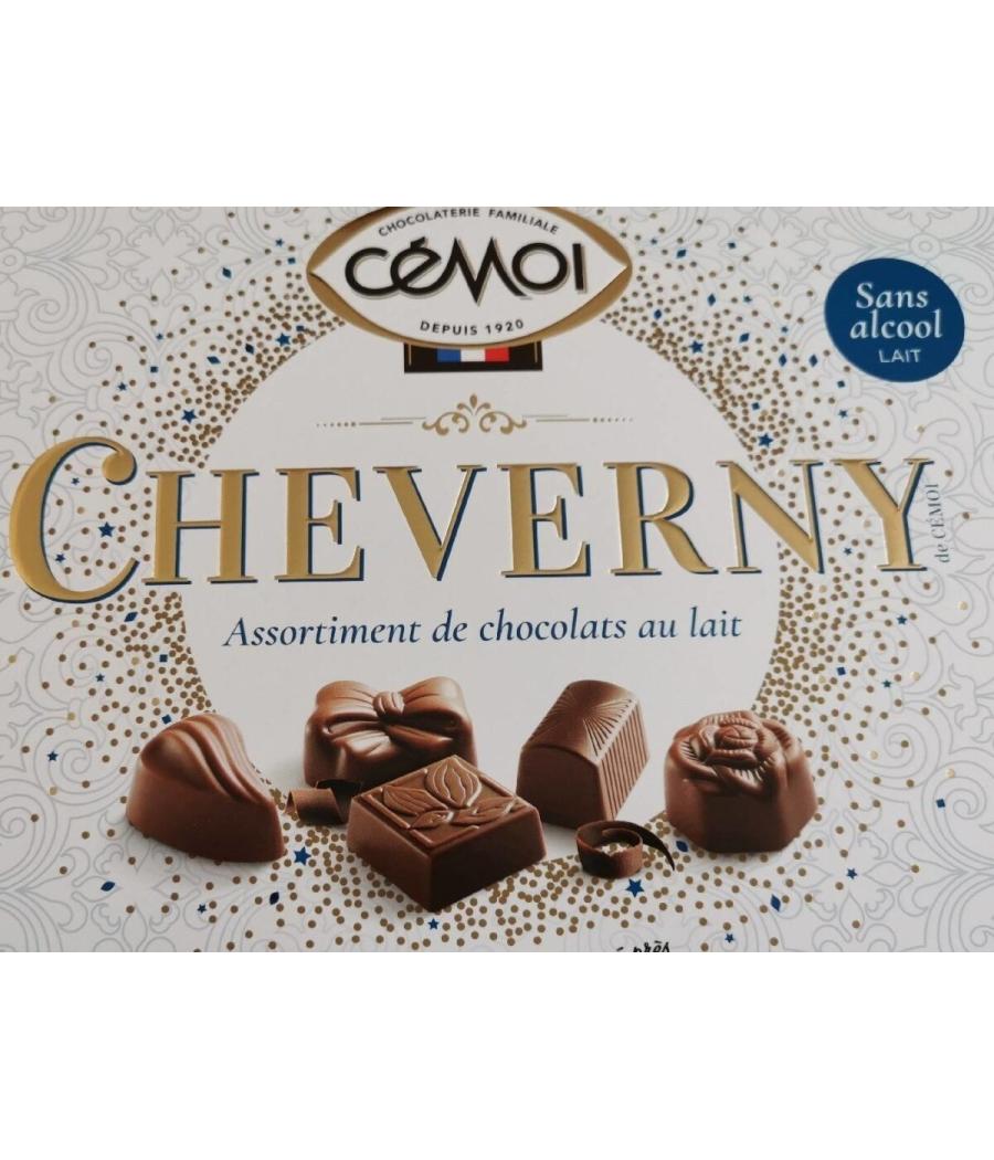ASSORTIMENT DE CHOCOLATS AU LAIT SANS ALCOOL CEMOI  451G ASSORTIMENT DE CHOCOLATS AU LAIT SANS ALCOOL CEMOI  451G