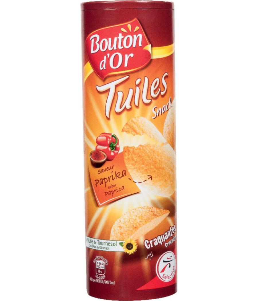 TUILES SAVEUR PAPRIKA BOUTON D'OR 170G TUILES SAVEUR PAPRIKA BOUTON D'OR 170G