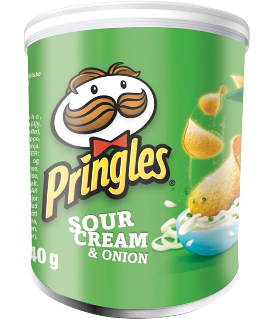 CHIPS SOUR CREAM & ONION PRINGLES  40G CHIPS SOUR CREAM & ONION PRINGLES  40G