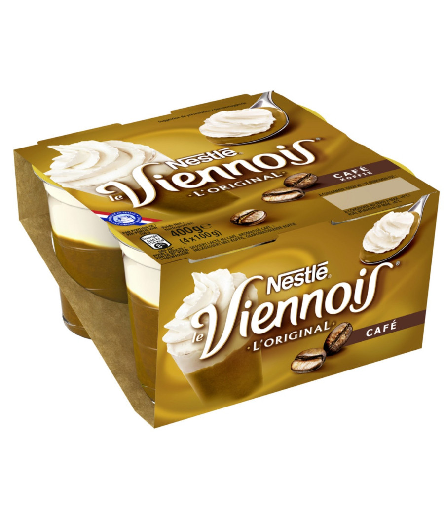 VIENNOIS CAFE NESTLE 4 X 100G VIENNOIS CAFE NESTLE 4 X 100G