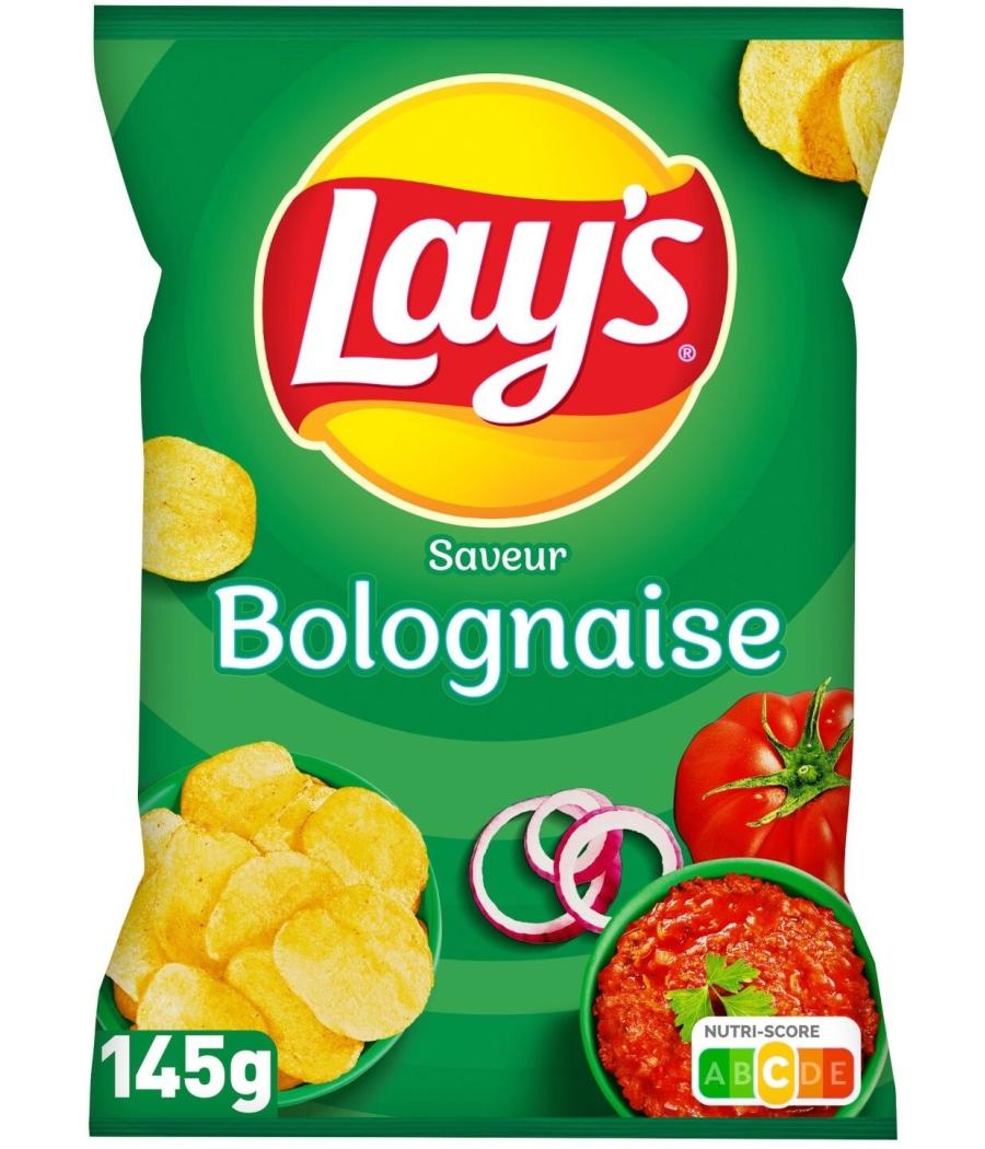 CHIPS SAVEUR BOLOGNAISE LAYS 145G CHIPS SAVEUR BOLOGNAISE LAYS 145G