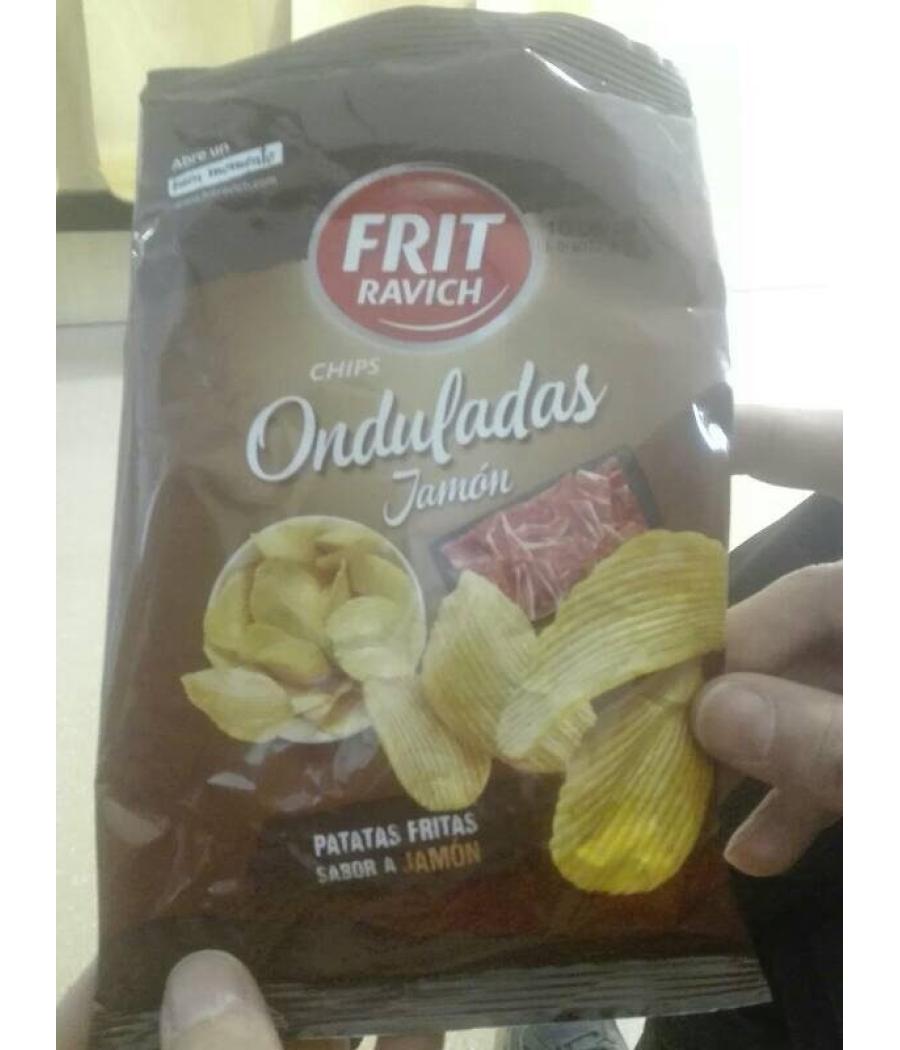 CHIPS ONDULES JAMBON FRIT RAVICH 40G CHIPS ONDULES JAMBON FRIT RAVICH 40G