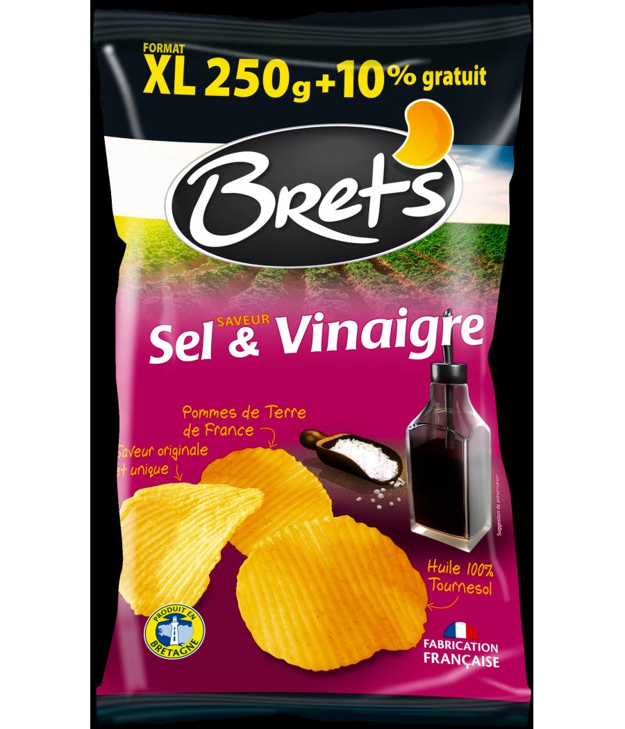 CHIPS SAVEUR SEL & VINAIGRE BRETS 275G CHIPS SAVEUR SEL & VINAIGRE BRETS 275G