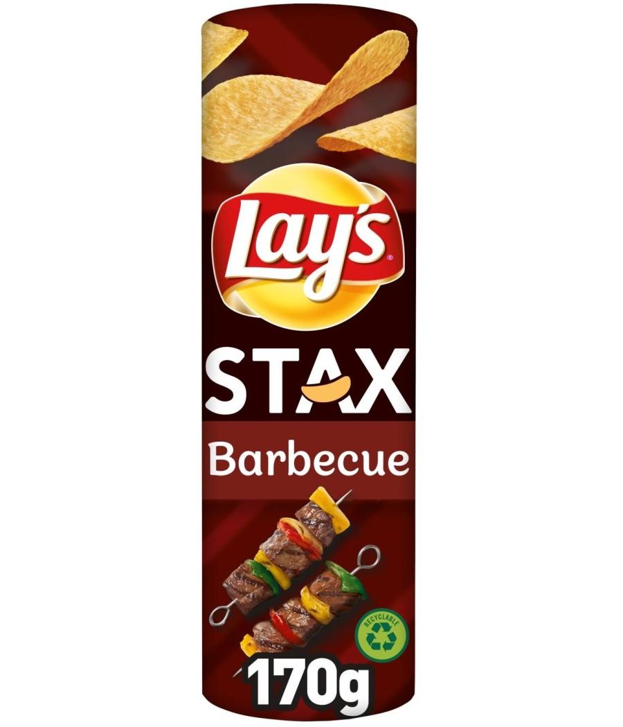 LAY'S STAX BARBECUE FLAVOUR 170G LAY'S STAX BARBECUE FLAVOUR 170G
