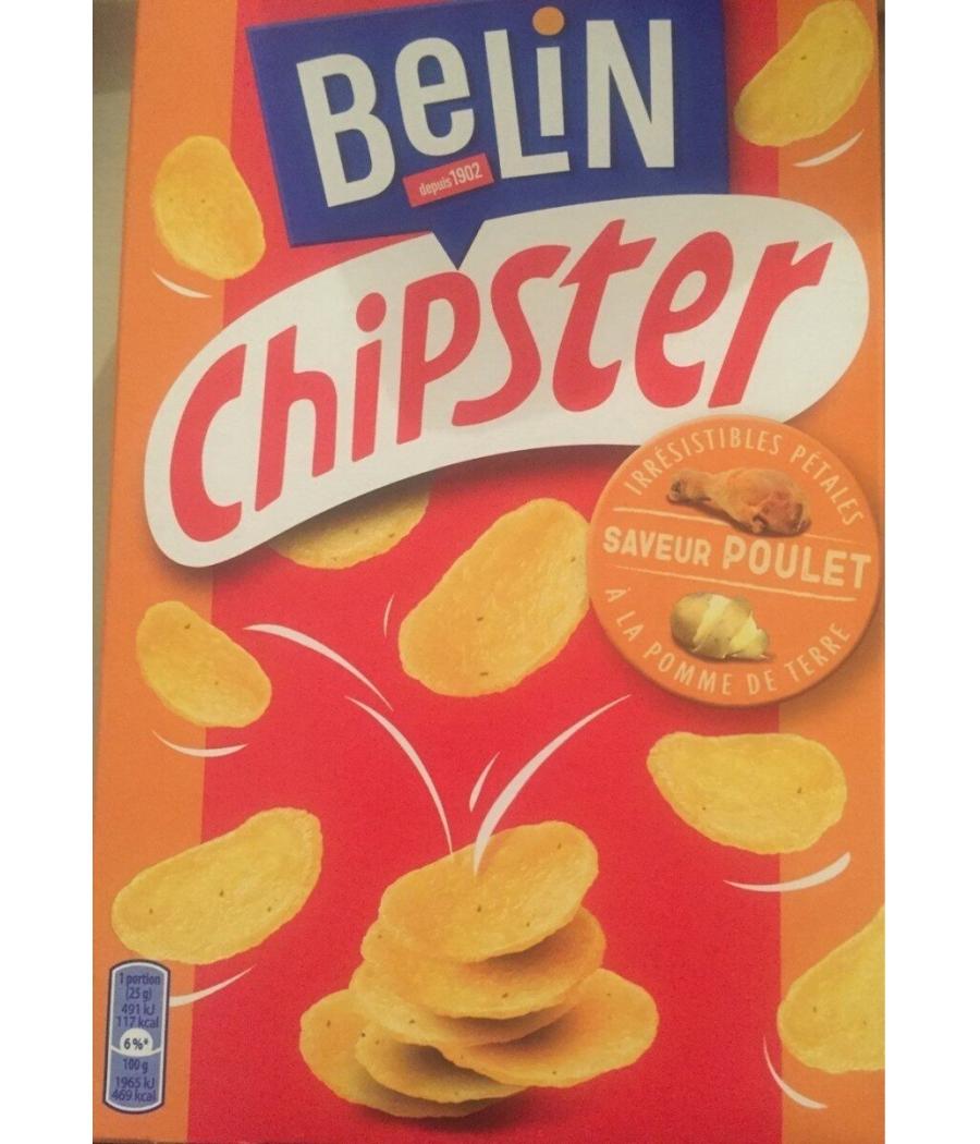 CHIPS CHIPSTER SAVEUR POULET BELIN 75G CHIPS CHIPSTER SAVEUR POULET BELIN 75G
