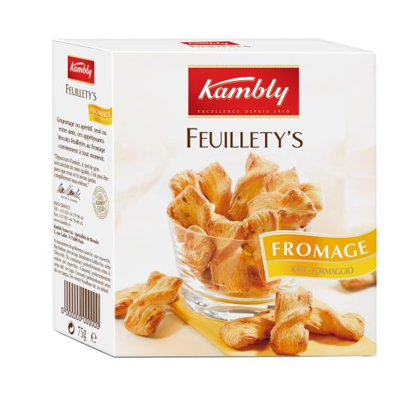 FROMAGE - KAMBLY FEUILLETY'S- 75G