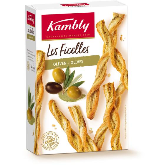 FICELLES OLIVES VERTES ET NOIRES 100G