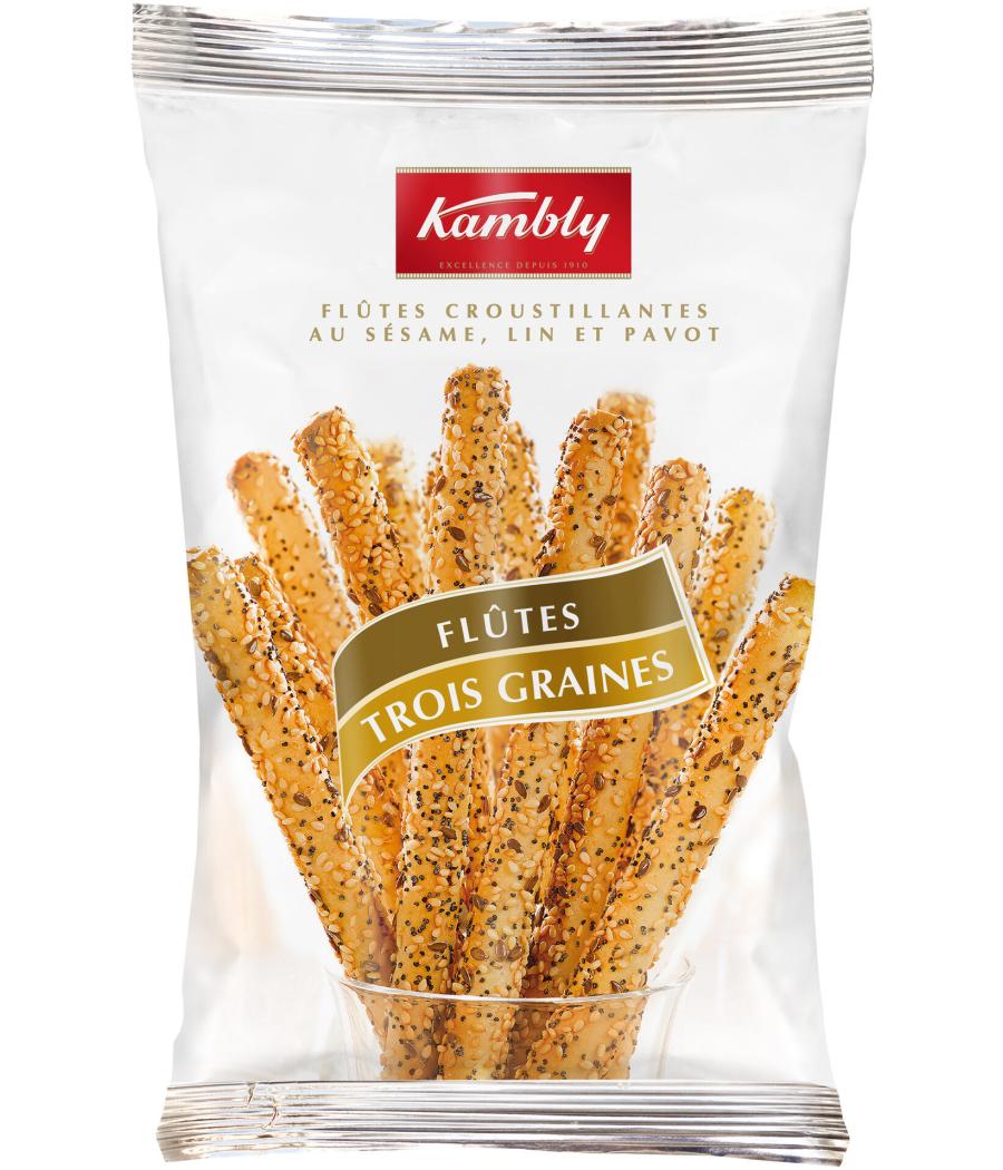 FLUTES AUX 3 GRAINES 125G FLUTES AUX 3 GRAINES 125G