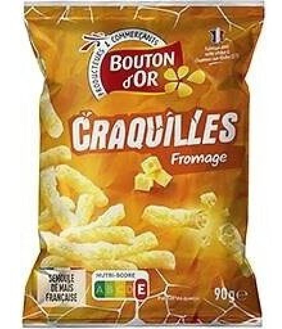 CRAQUILLES GOUT FROMAGE BOUTON D'OR 90G CRAQUILLES GOUT FROMAGE BOUTON D'OR 90G
