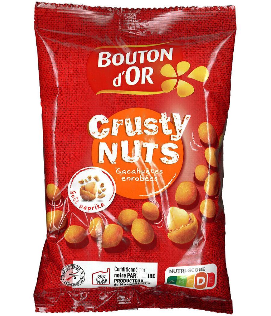 CACAHUETES ENROBEES GOUT PAPRIKA - CRUSTY NUTS BOUTON D'OR 150G CACAHUETES ENROBEES GOUT PAPRIKA - CRUSTY NUTS BOUTON D'OR 150G