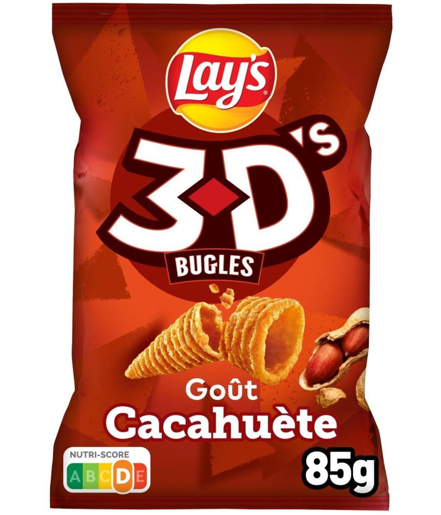 3D'S BUGLES GOUT CACAHUETE LAY'S 85G 3D'S BUGLES GOUT CACAHUETE LAY'S 85G