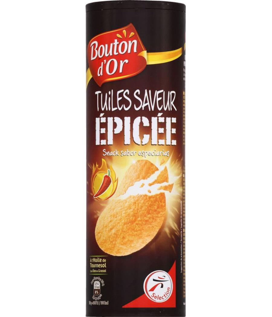 TUILES SAVEUR EPICEE BOUTON D'OR 170G TUILES SAVEUR EPICEE BOUTON D'OR 170G