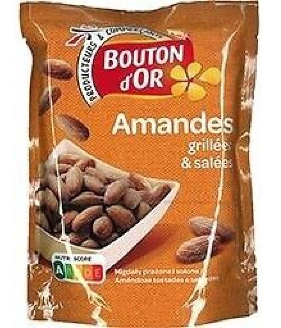 AMANDES GRILLEES ET SALEES BOUTON D'OR 125G AMANDES GRILLEES ET SALEES BOUTON D'OR 125G