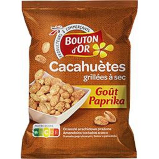 CACAHUETES GRILLEES A SEC BOUTON D'OR 150G