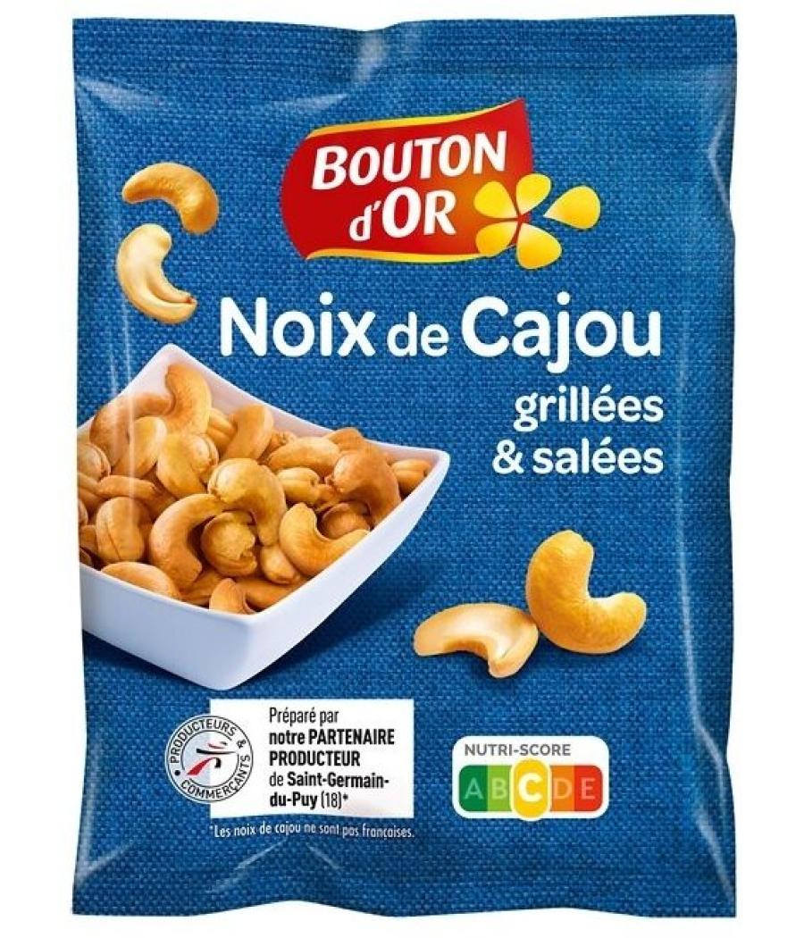NOIX DE CAJOU GRILLEES ET SALEES BOUTON D'OR 200G NOIX DE CAJOU GRILLEES ET SALEES BOUTON D'OR 200G
