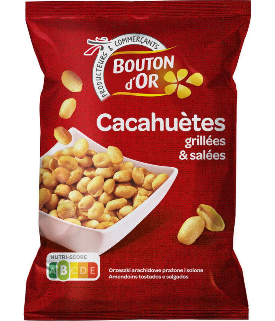 CACAHUETES GRILLEES ET SALEES BOUTON D'OR 500G CACAHUETES GRILLEES ET SALEES BOUTON D'OR 500G