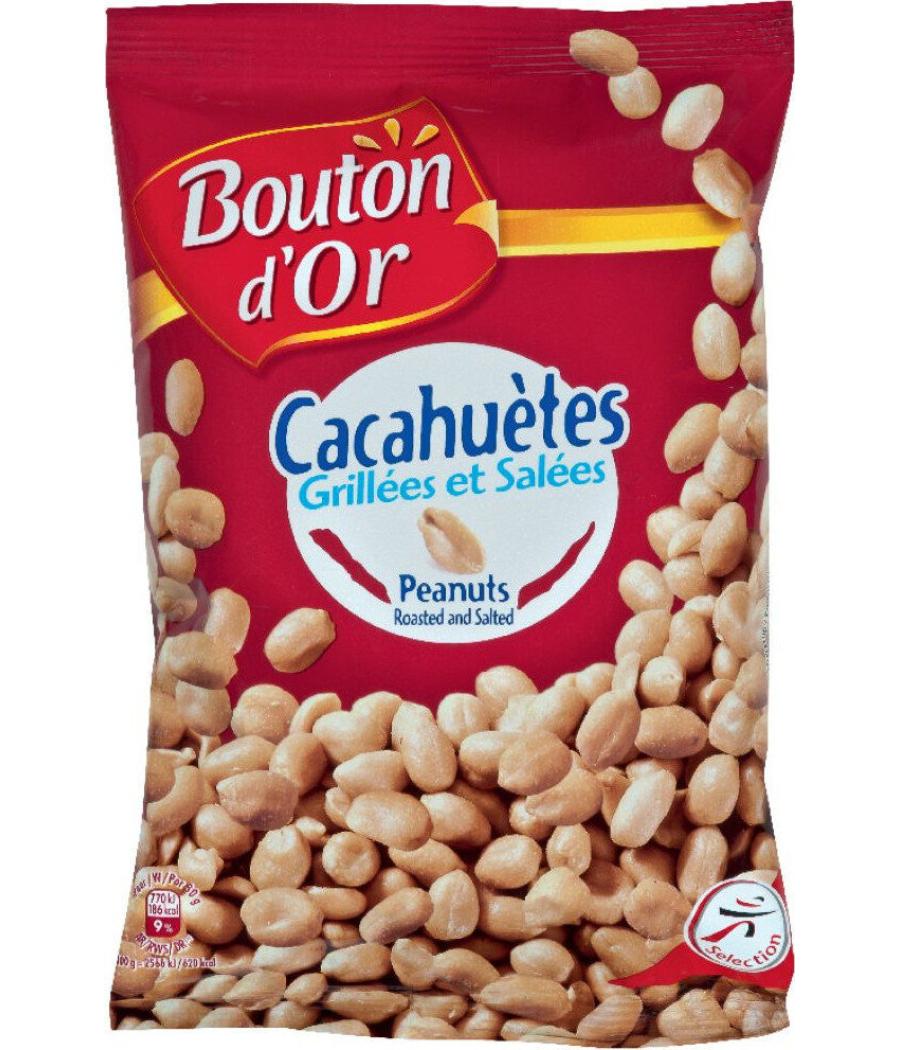 CACAHUETES GRILLEES ET SALEES BOUTON D'OR 250G CACAHUETES GRILLEES ET SALEES BOUTON D'OR 250G