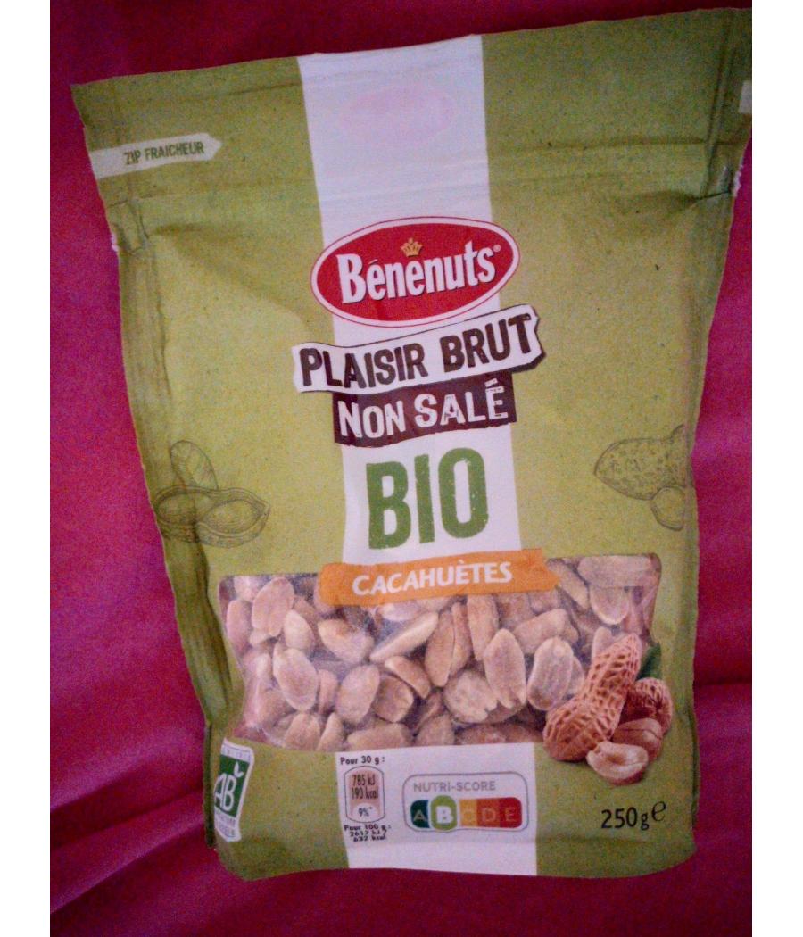 CACAHUETES PLAISIR BRUT NON SALE BIO BENENUTS 250G CACAHUETES PLAISIR BRUT NON SALE BIO BENENUTS 250G