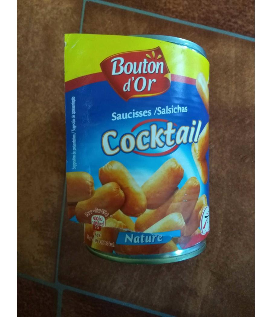 SAUCISSES COCKTAIL NATURE BOUTON D'OR 200G SAUCISSES COCKTAIL NATURE BOUTON D'OR 200G