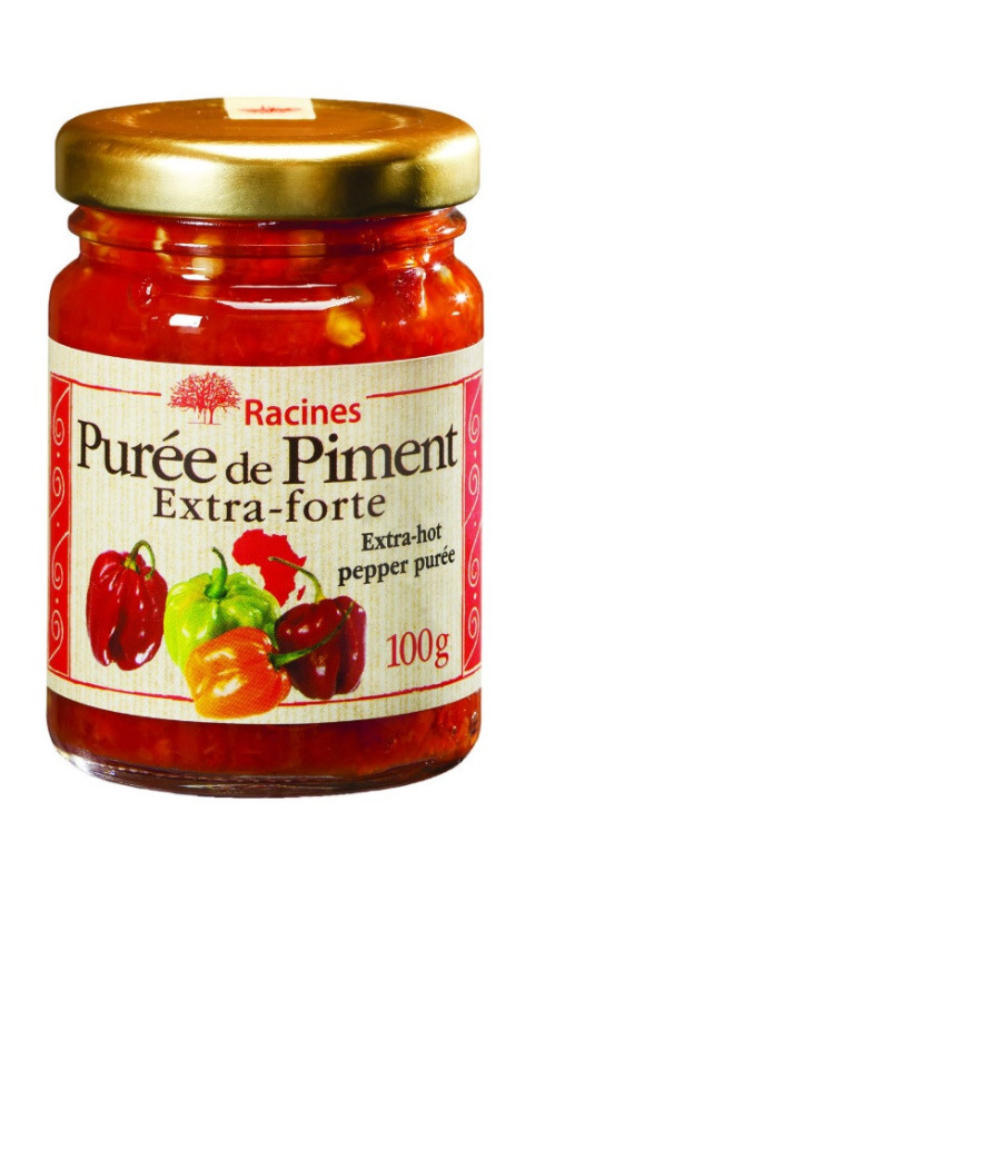 PUREE PIMENT EXTRA FORT RACINES 100g PUREE PIMENT EXTRA FORT RACINES 100g