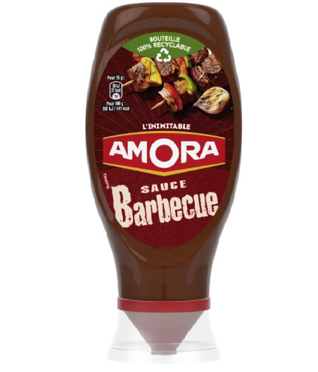 SAUCE BARBECUE FLACON SOUPLE AMORA 490G