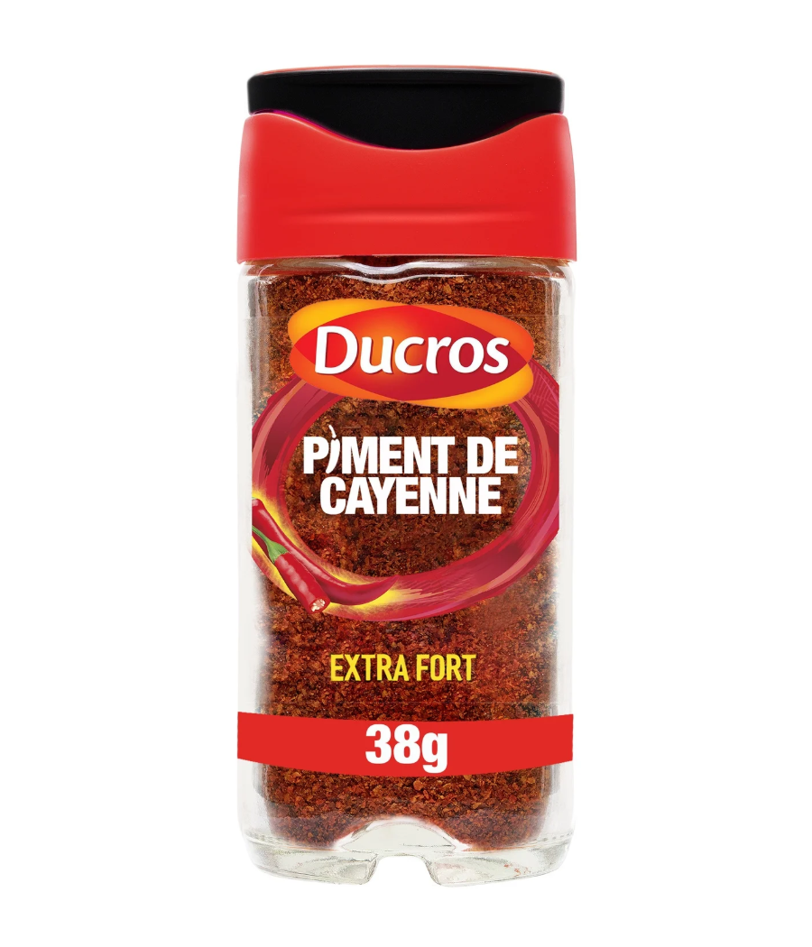 PIMENT DUCROS DE CAYENNE EXTRA FORT 38G PIMENT DUCROS DE CAYENNE EXTRA FORT 38G