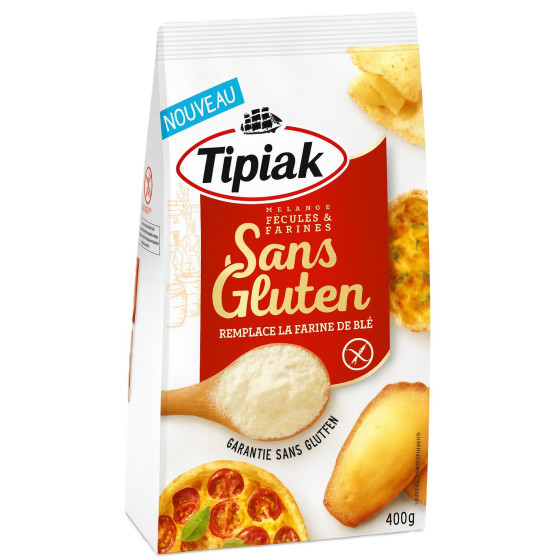 FARINES ET FECULES  SANS GLUTEN REMPLACE LA FARINE DE BLE TIPIAK 500G