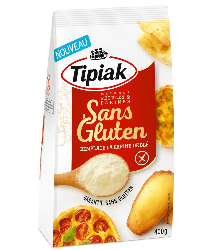 FARINES ET FECULES  SANS GLUTEN REMPLACE LA FARINE DE BLE TIPIAK 500G FARINES ET FECULES  SANS GLUTEN REMPLACE LA FARINE DE BLE TIPIAK 500G