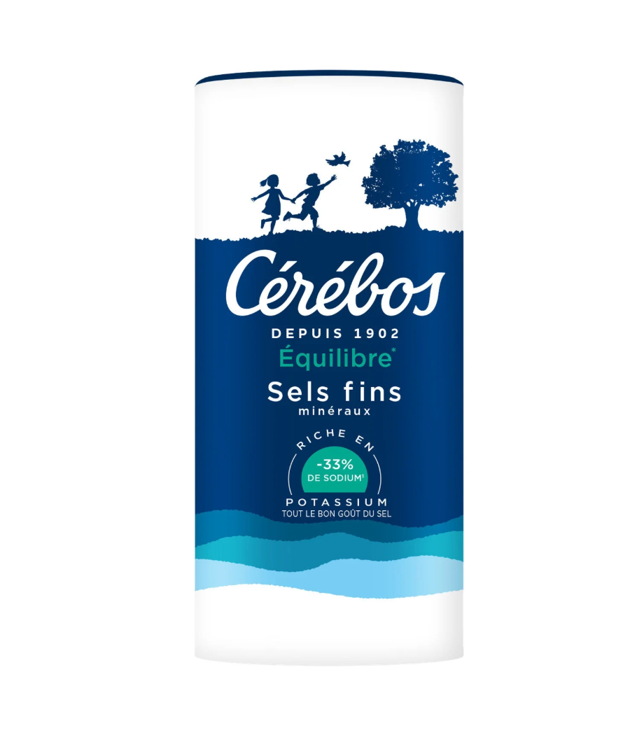 SEL EQUILIBRE -33% DE SODIUM CEREBROS 90G SEL EQUILIBRE -33% DE SODIUM CEREBROS 90G