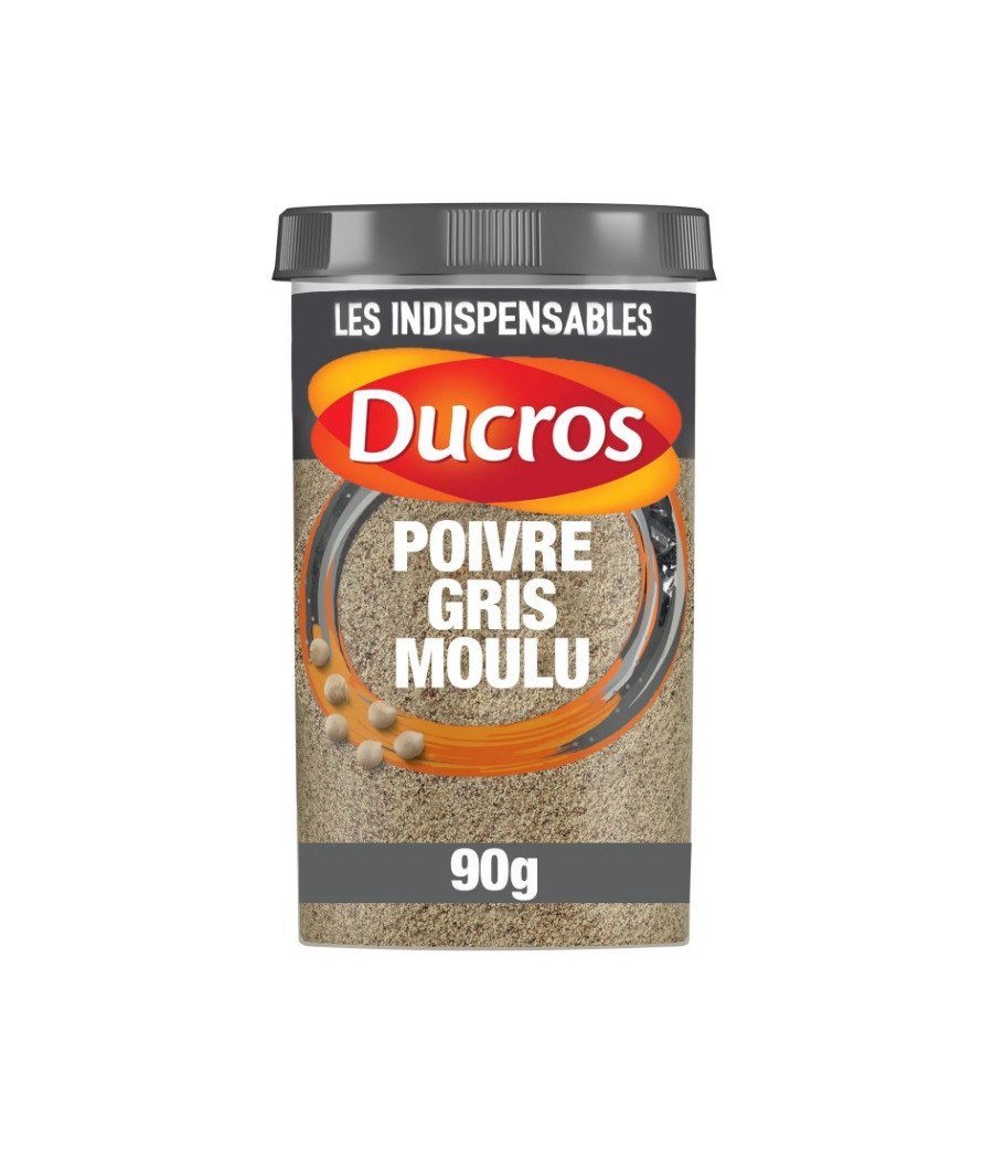 POIVRE GRIS MOULU DUCROS 90G POIVRE GRIS MOULU DUCROS 90G