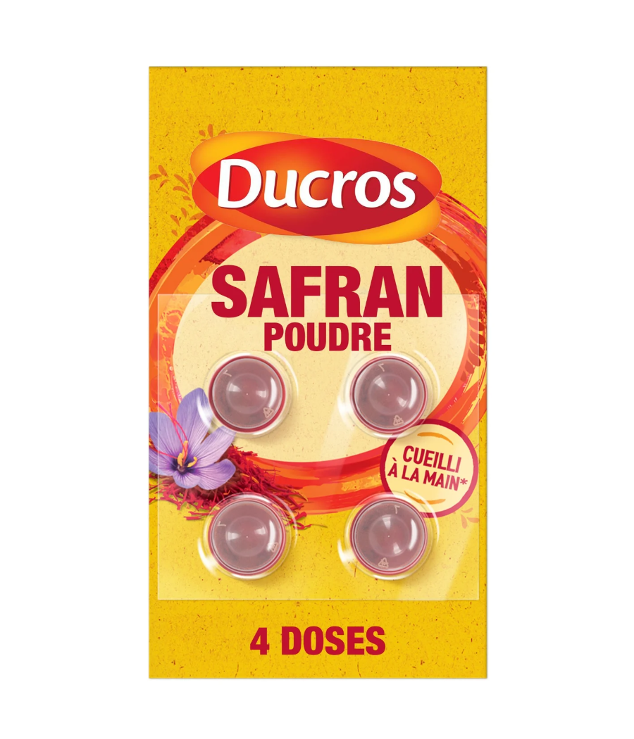 SAFRAN DUCROS EN POUDRE 4 DOSES SAFRAN DUCROS EN POUDRE 4 DOSES