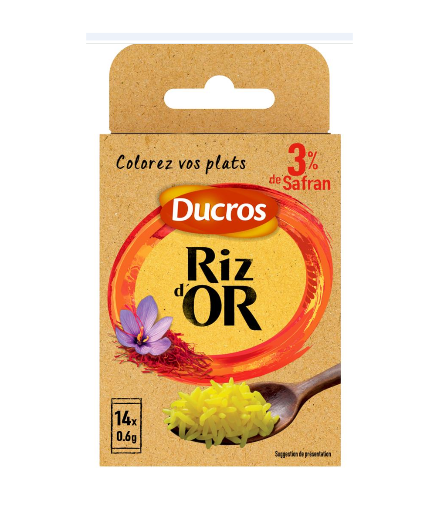 RIZ D'OR DUCROS 3% DE SAFRAN RIZ D'OR DUCROS 3% DE SAFRAN
