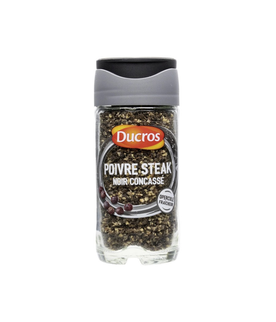 POIVRE STEAK NOIR CONCASSE DUCROS 38G POIVRE STEAK NOIR CONCASSE DUCROS 38G