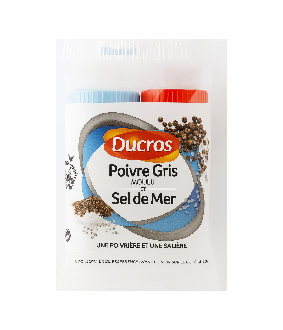 POIVRE DUCROS GRIS SEL DE MER POIVRE DUCROS GRIS SEL DE MER