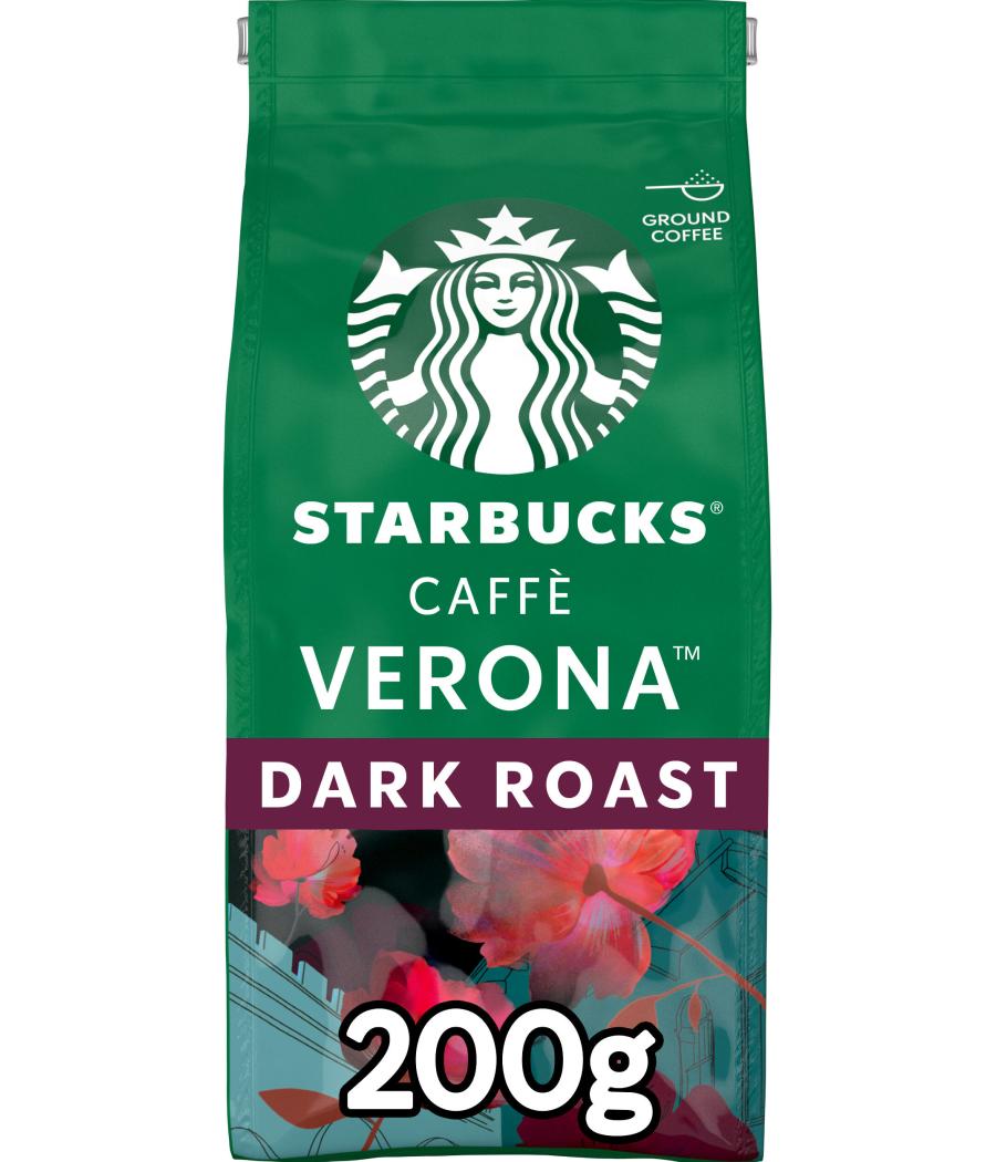 CAFE STARBUCKS DARK CAFFE VERONA CAFE MOULU 200G CAFE STARBUCKS DARK CAFFE VERONA CAFE MOULU 200G