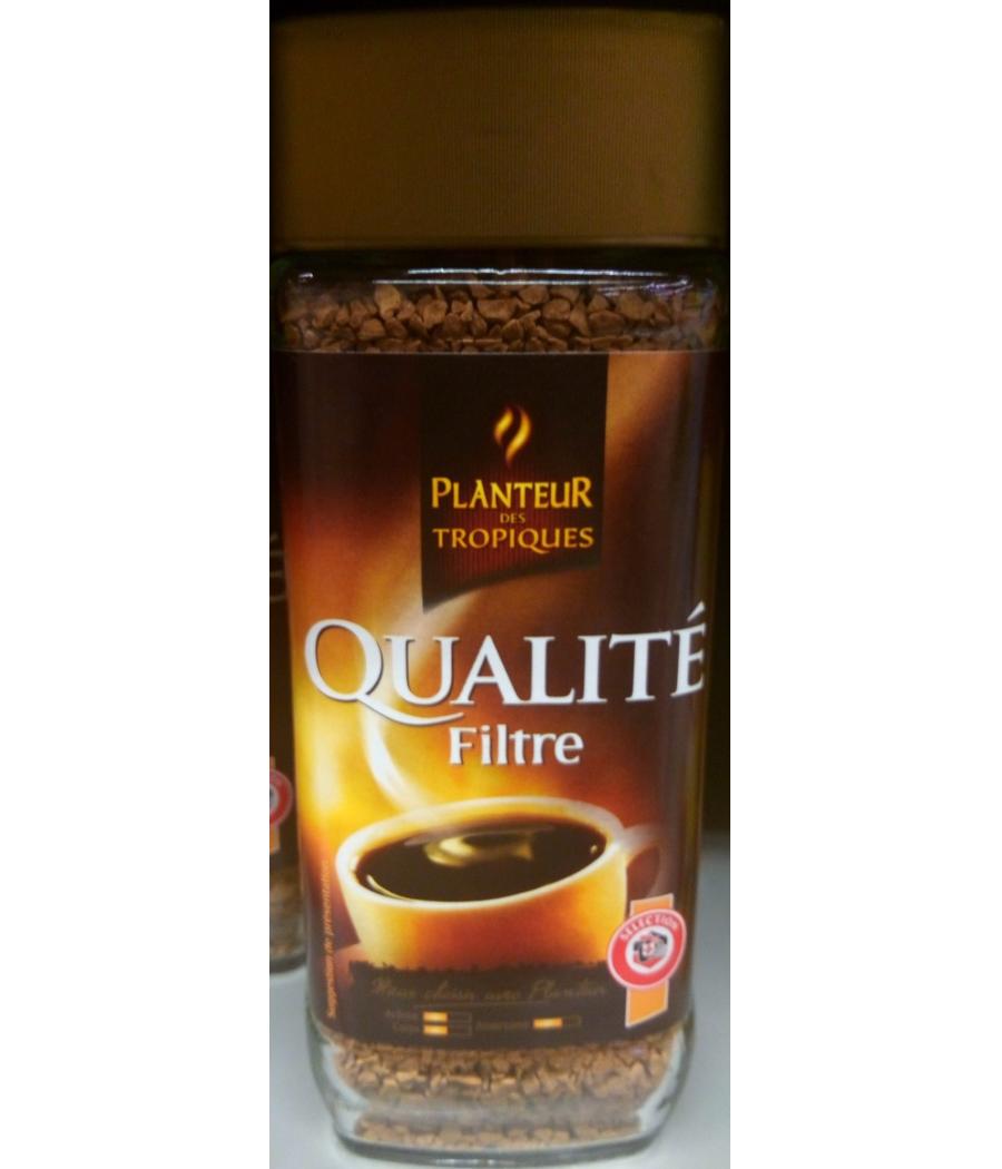 CAFE PLANTEUR DES TROPIQUES QUALITE FILTRE 100G CAFE PLANTEUR DES TROPIQUES QUALITE FILTRE 100G