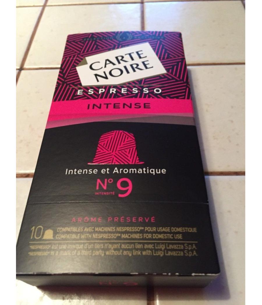 CAPSULES CARTE NOIRE INTENSE N°9 - ESPRESSO X10 CAPSULES (53G) CAPSULES CARTE NOIRE INTENSE N°9 - ESPRESSO X10 CAPSULES (53G)